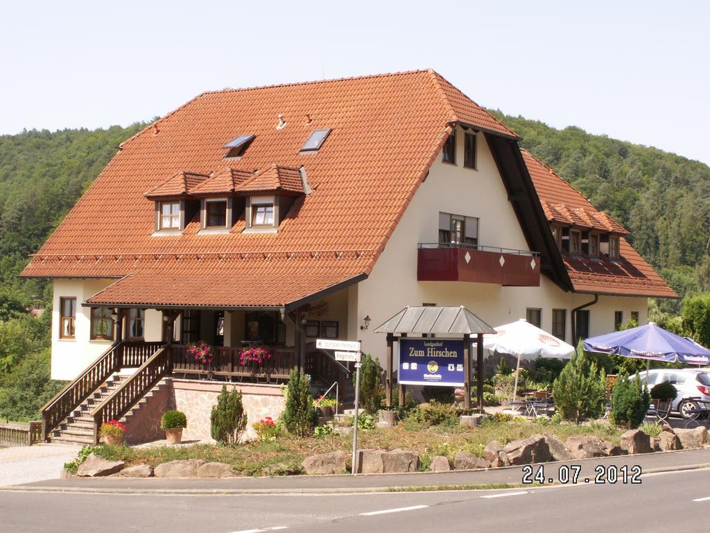 加斯霍夫西里晨酒店 Hafenlohr 外观 照片