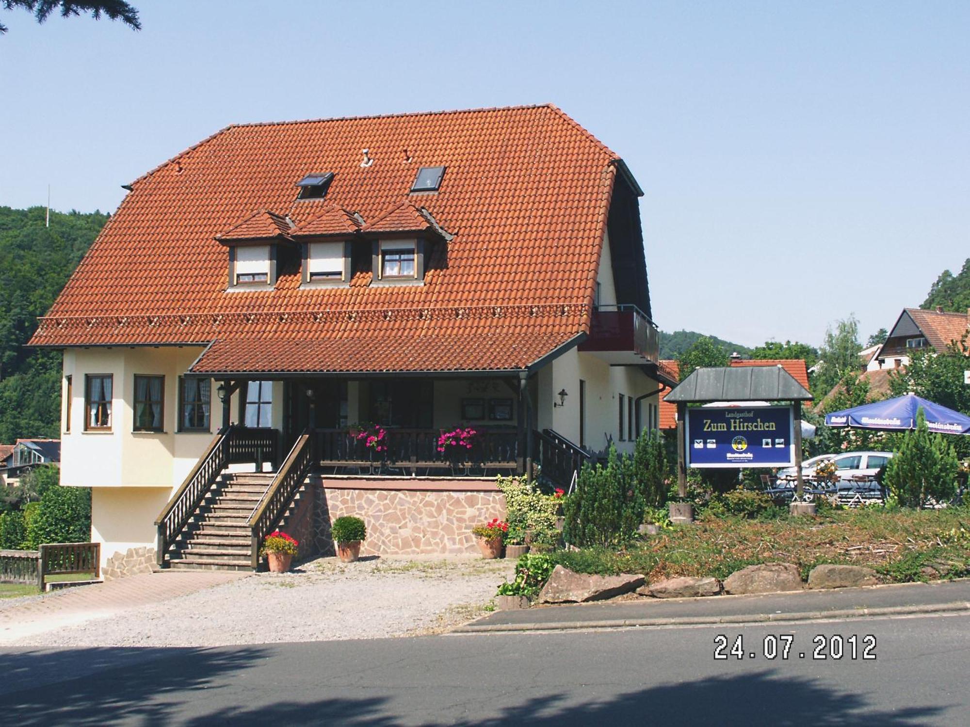 加斯霍夫西里晨酒店 Hafenlohr 外观 照片